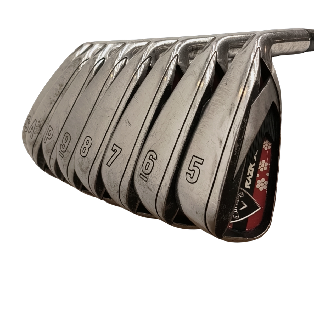 Callaway Raxr X HL Jernsæt / 5-PW+AW+SW / Flex Ladies / Grafit [model:birefnet-general] [bg:handrolled]