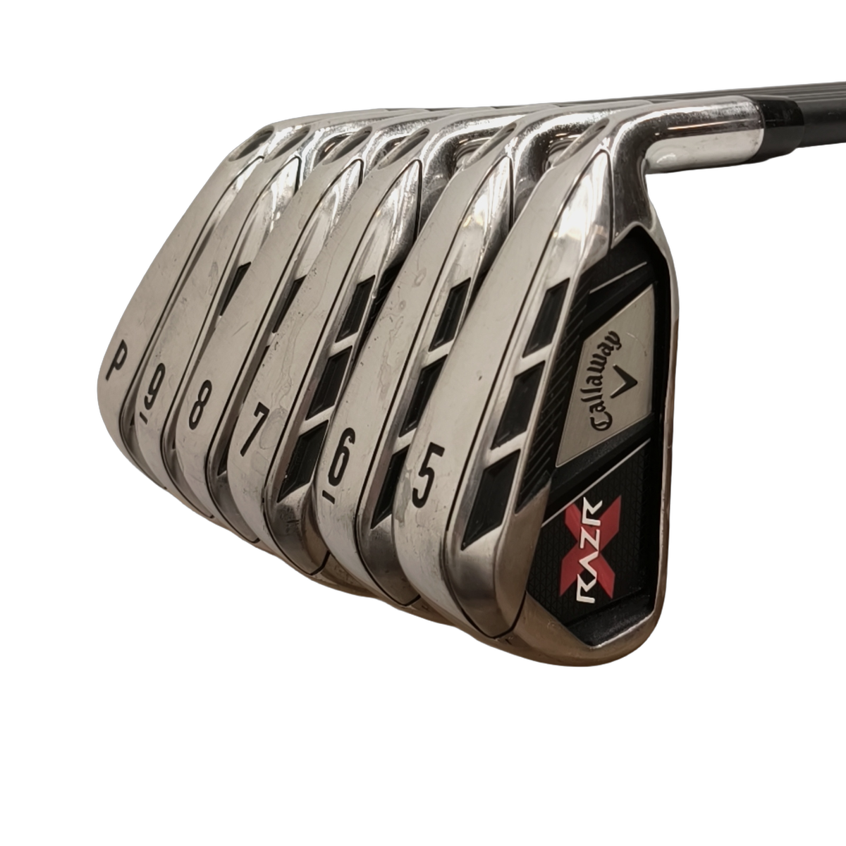 Callaway Razr X Jernsæt / 5-PW / Flex Regular / Grafit [model:birefnet-general] [bg:handrolled]