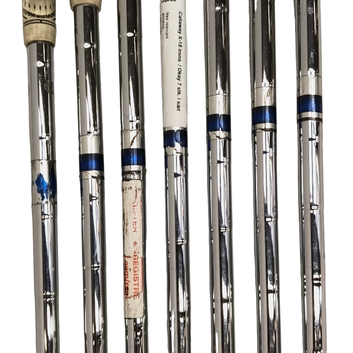 Callaway X18 Eisenset / 4-PW / Flex Regular / Stahl [model:birefnet-general] [bg:handrolled]