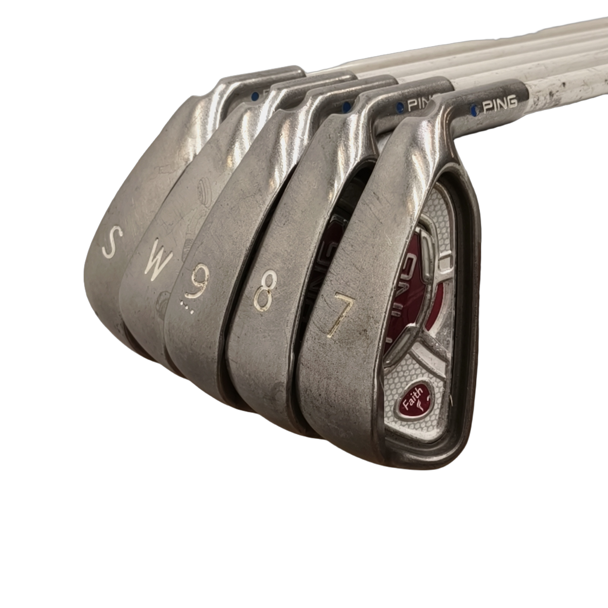 PING Faith Jernsæt / 7-PW+SW / Flex Ladies / Grafit [model:birefnet-general] [bg:handrolled]