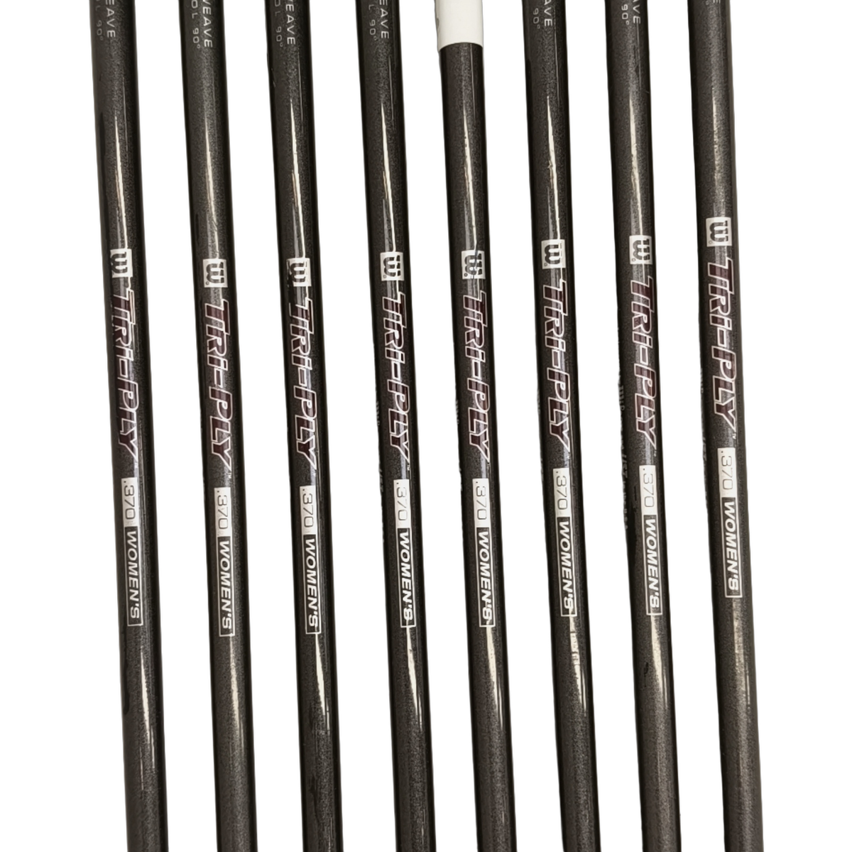 Wilson Deep Red II Iron Set / 4-PW+SW / Flex Ladies / Graphite [model:birefnet-general] [bg:handrolled]