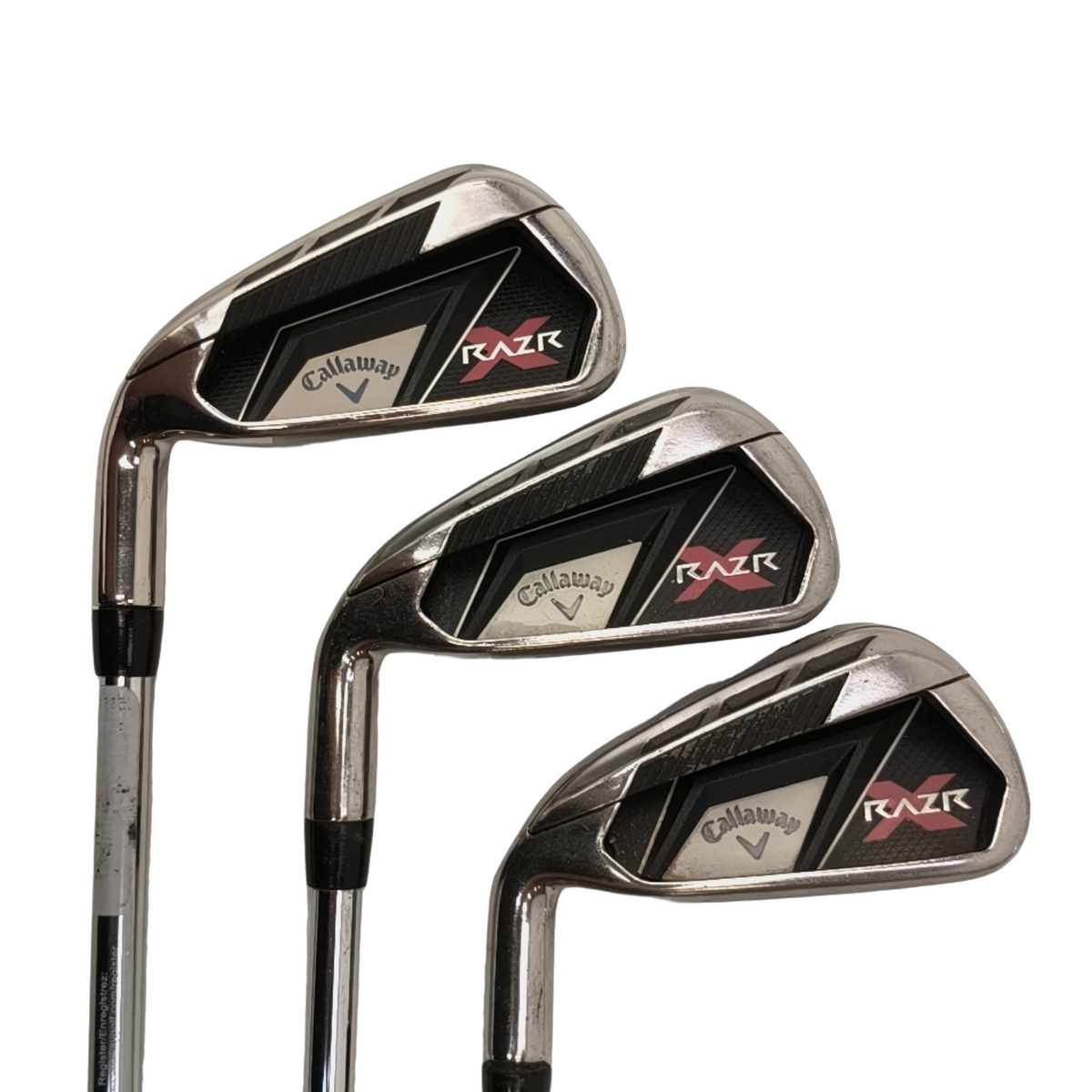 Venstre Callaway Razr X Jernsæt / 4-PW / Flex Uniflex / Stål [model:birefnet-general] [bg:handrolled]