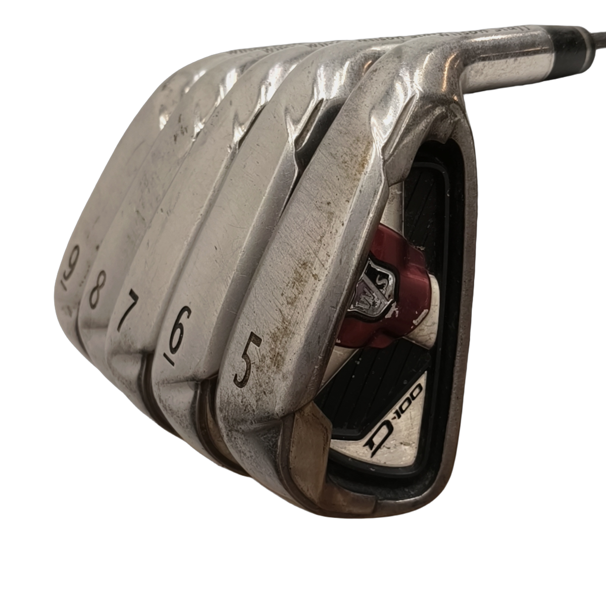 Wilson Staff D100 Jernsæt / 5-9i / Flex Uniflex / Stål [model:birefnet-general] [bg:handrolled]