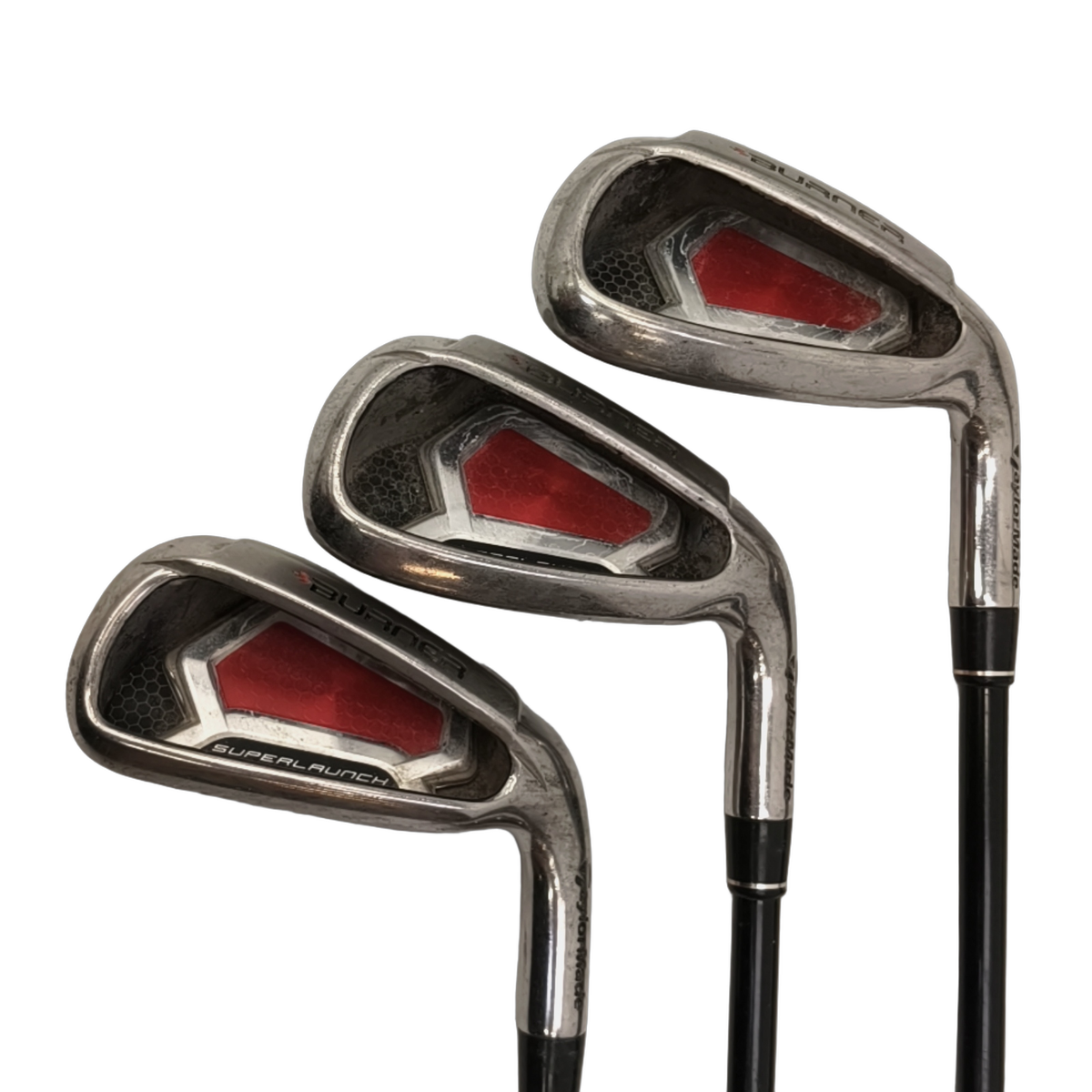 TaylorMade Burner Superlaunch Jernsæt / 7-PW+SW / Flex Regular / Grafit [model:birefnet-general] [bg:handrolled]