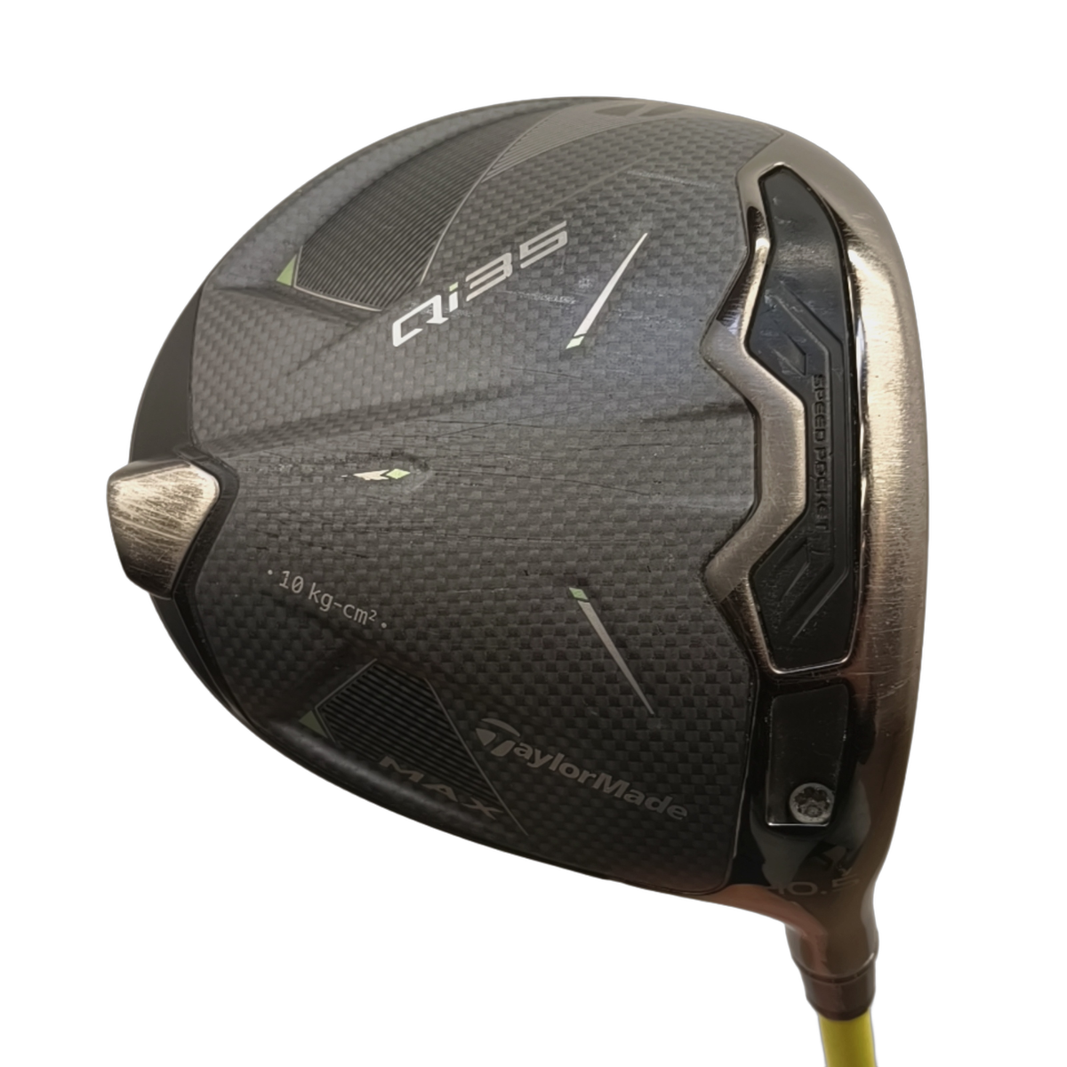 TaylorMade QI35 Max Driver / Flex Stiff / Loft 10.5 [model:birefnet-general] [bg:handrolled]