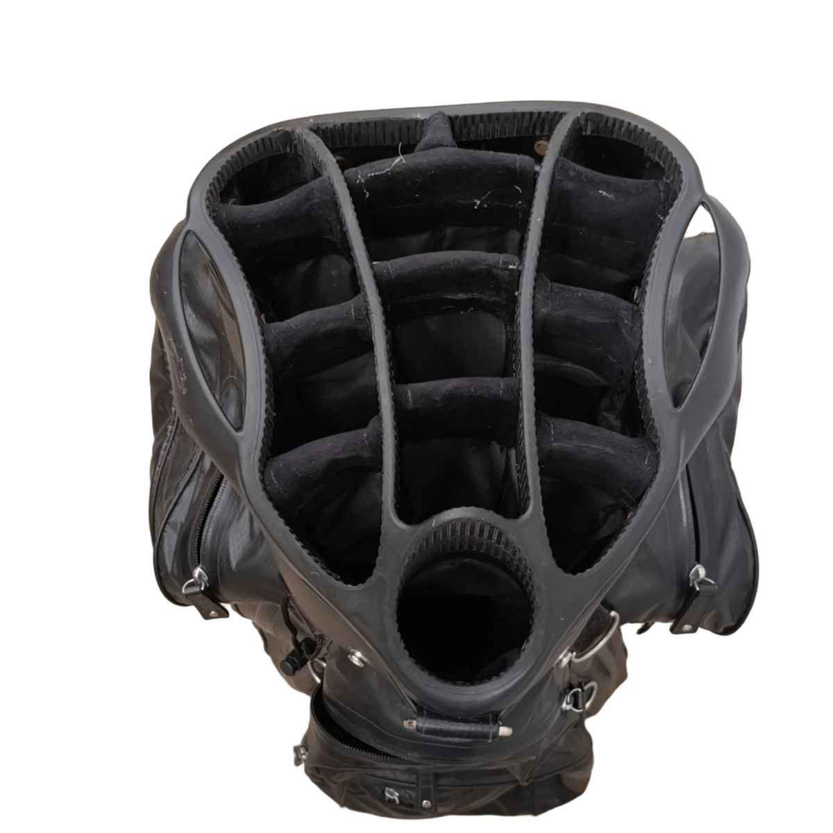 JuCad Golf Bag / 14-Way Divider / Black [model:birefnet-general] [bg:handrolled]
