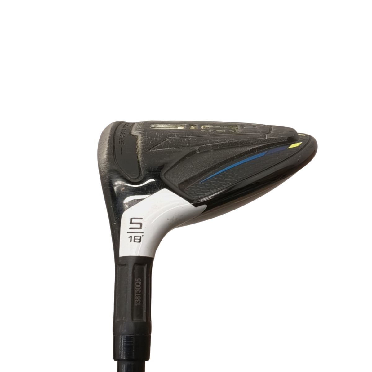 Venstre TaylorMade SIM2 Max Fairway Wood / Flex Stiff / #5/18 [model:birefnet-general] [bg:handrolled]