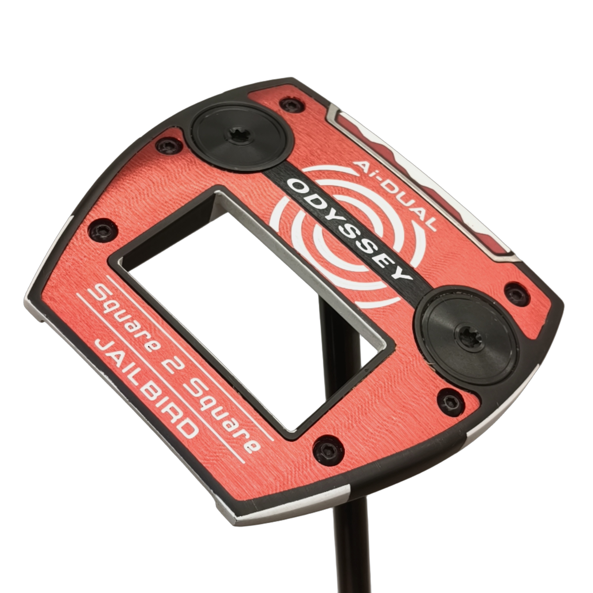 Odyssey Ai-Dual Jailbird Square 2 Square Putter / 34" [model:birefnet-general] [bg:handrolled]