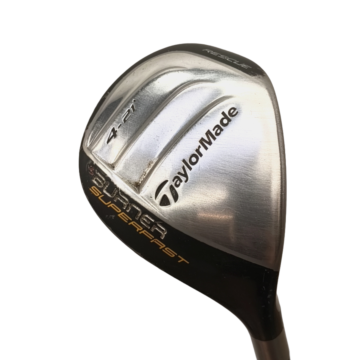 TaylorMade Burner Superfast Hybrid / Flex Regular / #4/21 [model:birefnet-general] [bg:handrolled]