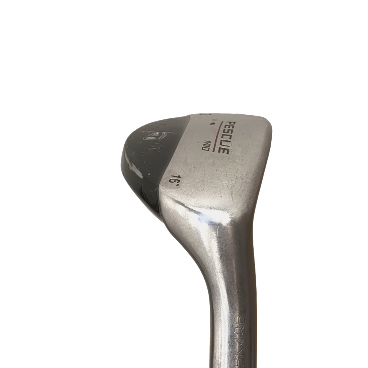 TaylorMade Rescue Hybrid / Flex Stiff / #2/16 [model:birefnet-general] [bg:handrolled]