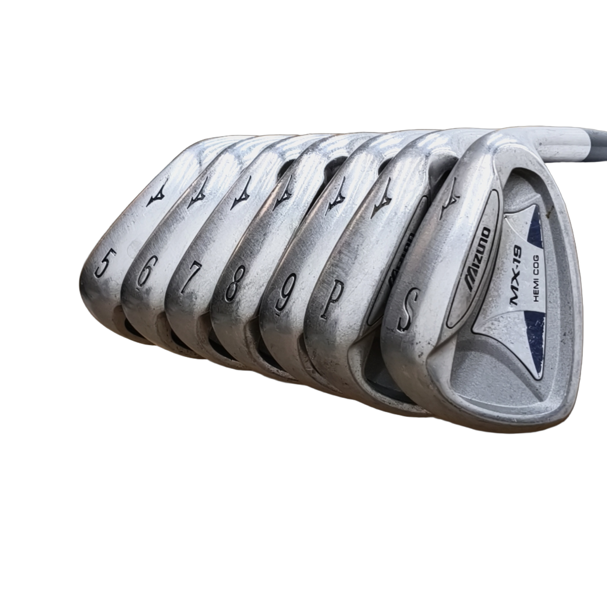 Mizuno Mx-19 Jernsæt / 5-PW+SW / Flex A-flex / Grafit [model:birefnet-general] [bg:handrolled]