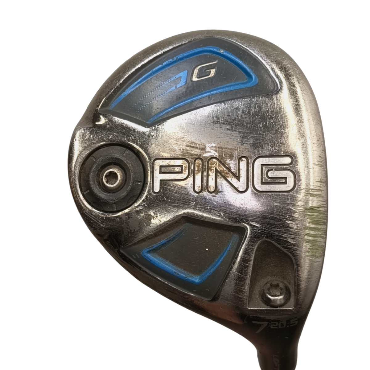 PING G Fairway Wood / Flex A-flex / #7/20.5 [model:birefnet-general] [bg:handrolled]