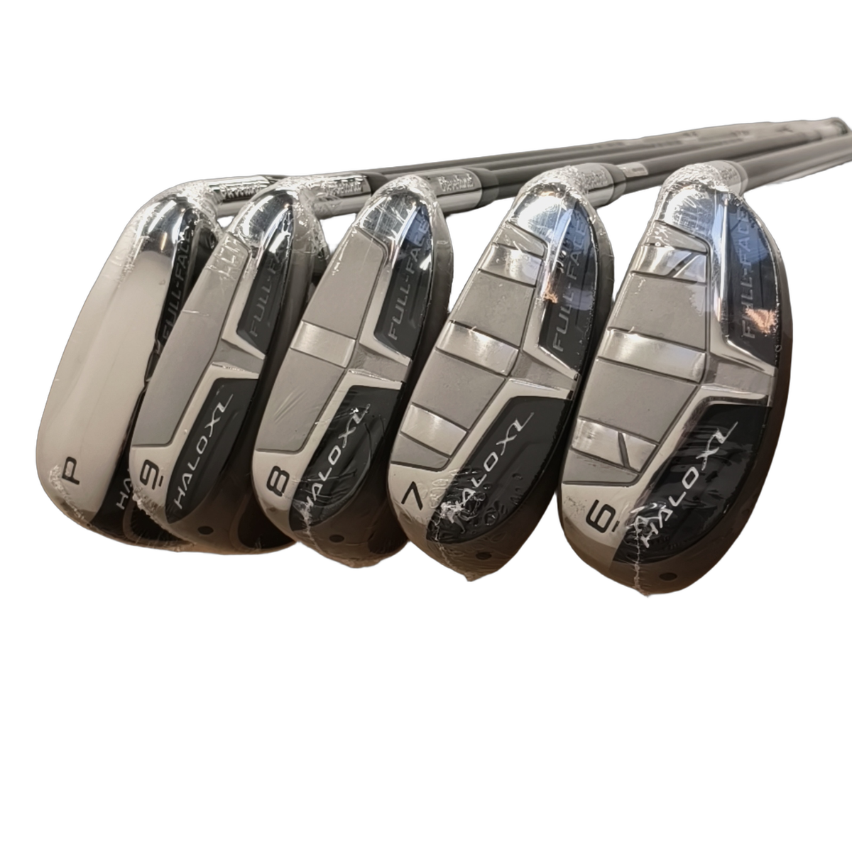 Cleveland Halo XL Full-Face Jernsæt / 6-PW / Flex Regular / Grafit [model:birefnet-general] [bg:handrolled]