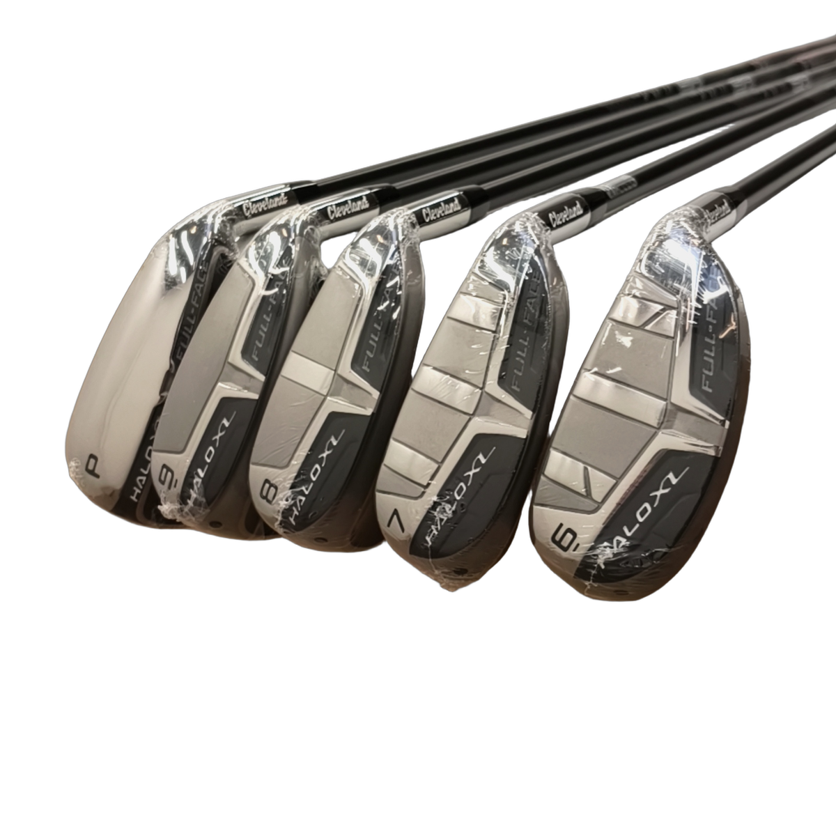 Cleveland Halo XL Full-Face Jernsæt / 6-PW / Flex Regular / Grafit [model:birefnet-general] [bg:handrolled]