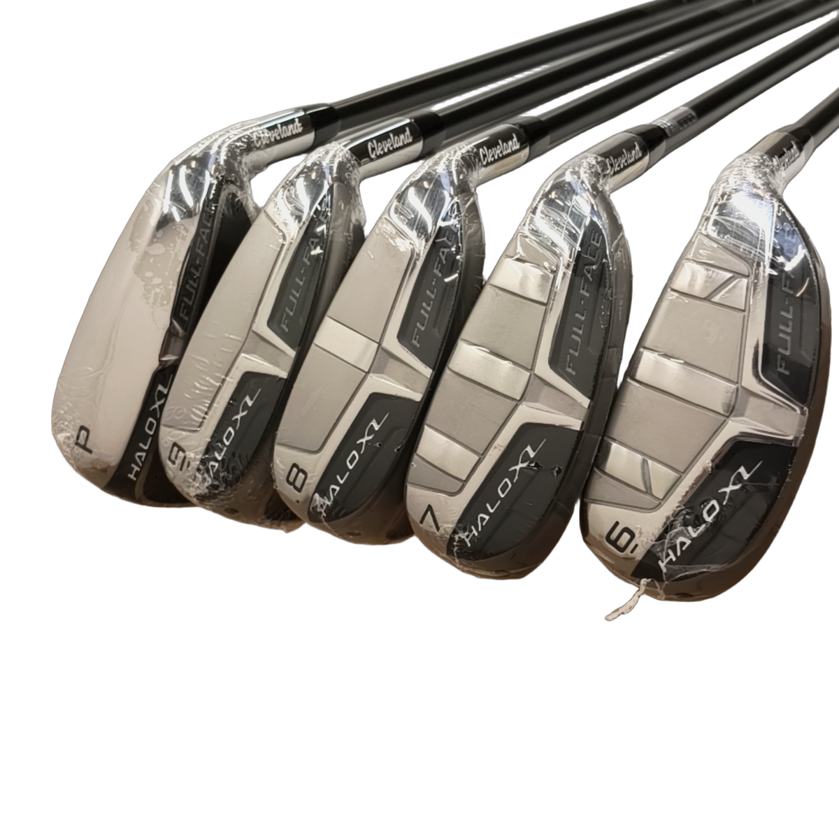 Cleveland Halo XL Full-Face Jernsæt / 6-PW / Flex Regular / Grafit [model:birefnet-general] [bg:handrolled]