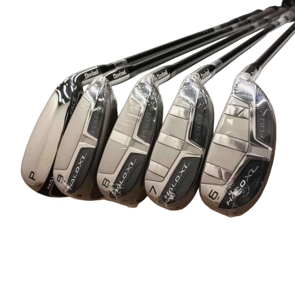 Cleveland Halo XL Full-Face Jernsæt / 6-PW / Flex Regular / Grafit [model:birefnet-general] [bg:handrolled]