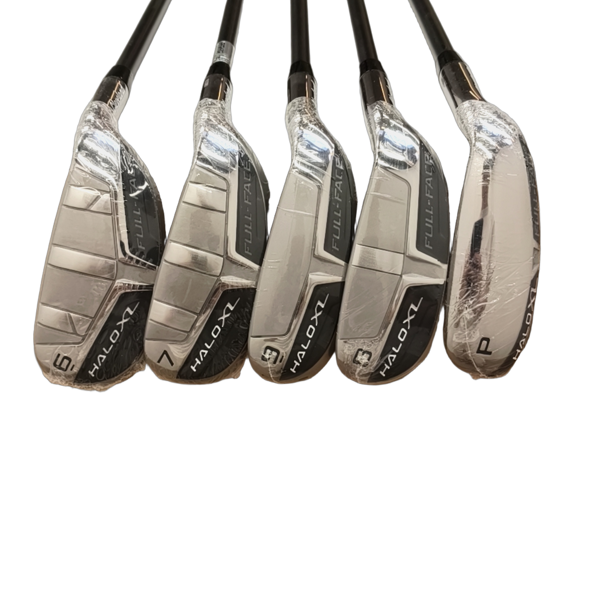 Cleveland Halo XL Full-Face Jernsæt / 6-PW / Flex Regular / Grafit [model:birefnet-general] [bg:handrolled]