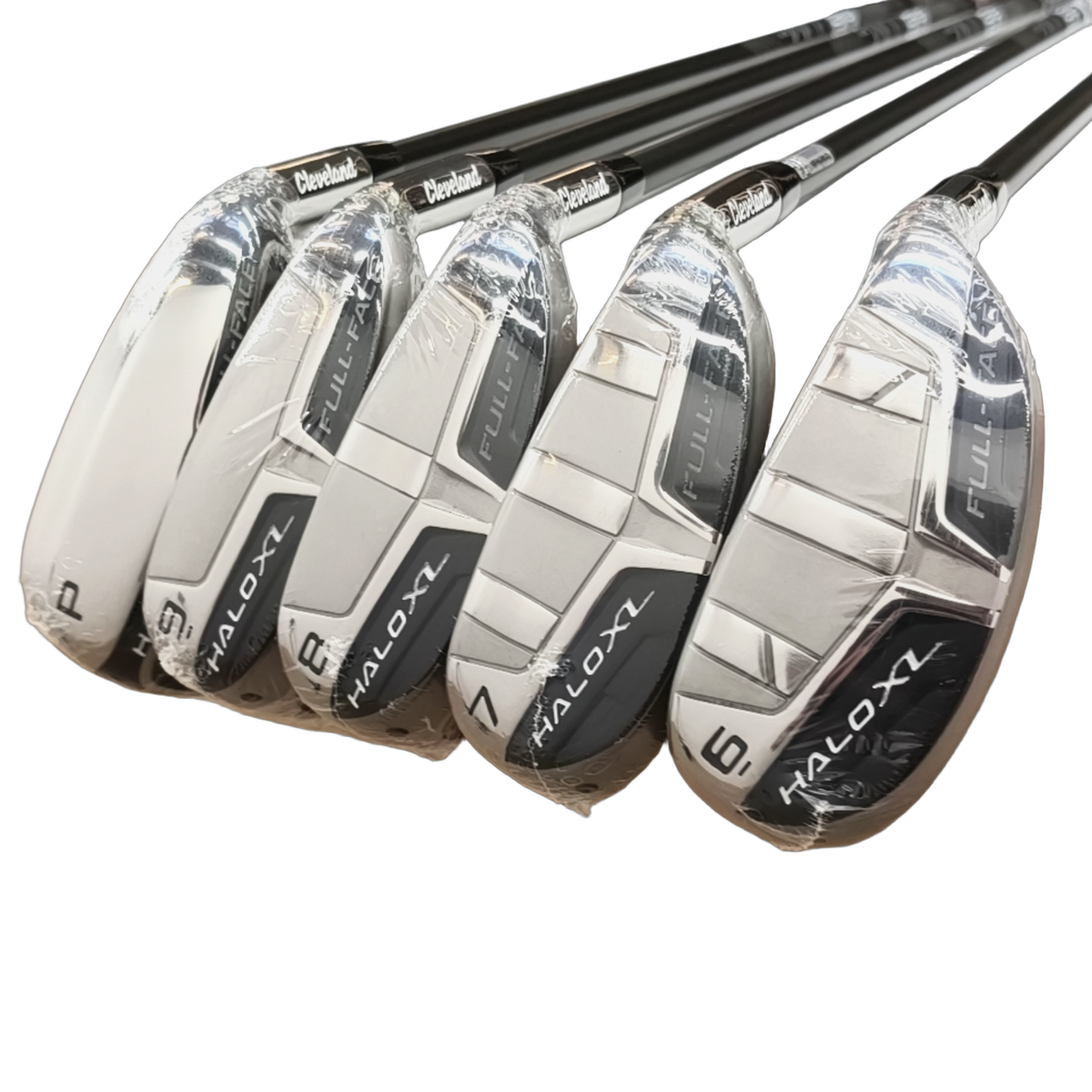 Cleveland Halo XL Full-Face Jernsæt / 6-PW / Flex Regular / Grafit [model:birefnet-general] [bg:handrolled]