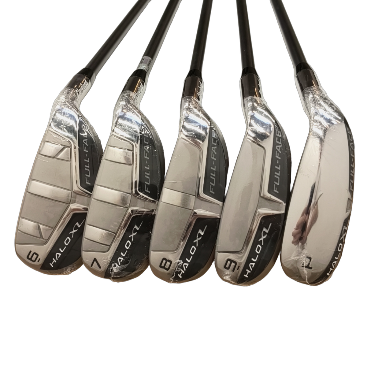 Cleveland Halo XL Full-Face Jernsæt / 6-PW / Flex Regular / Grafit [model:birefnet-general] [bg:handrolled]