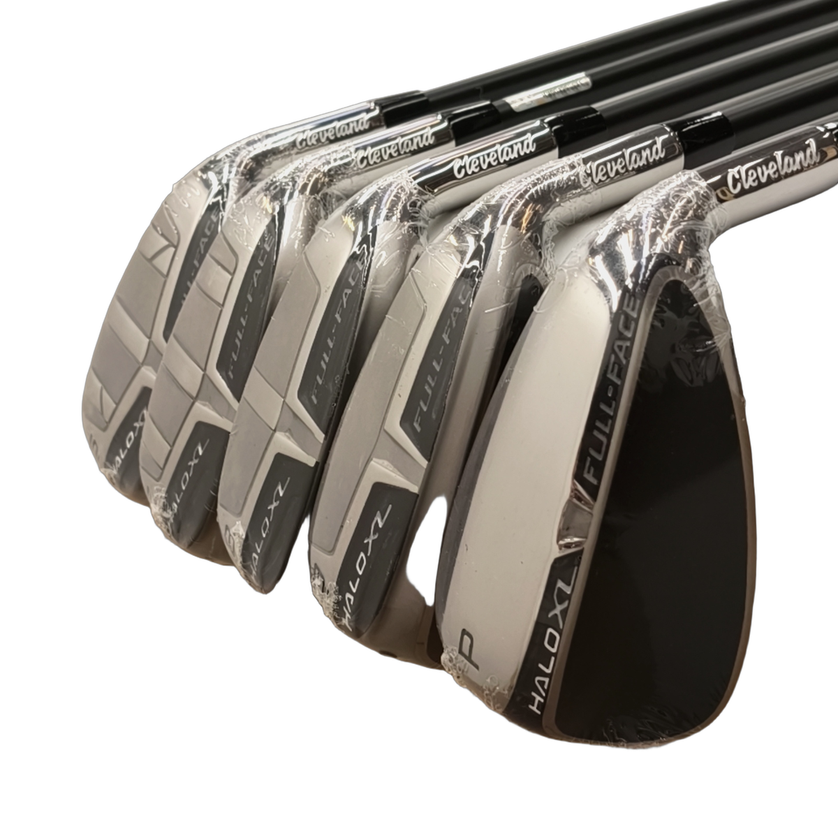 Cleveland Halo XL Full-Face Jernsæt / 6-PW / Flex Regular / Grafit [model:birefnet-general] [bg:handrolled]
