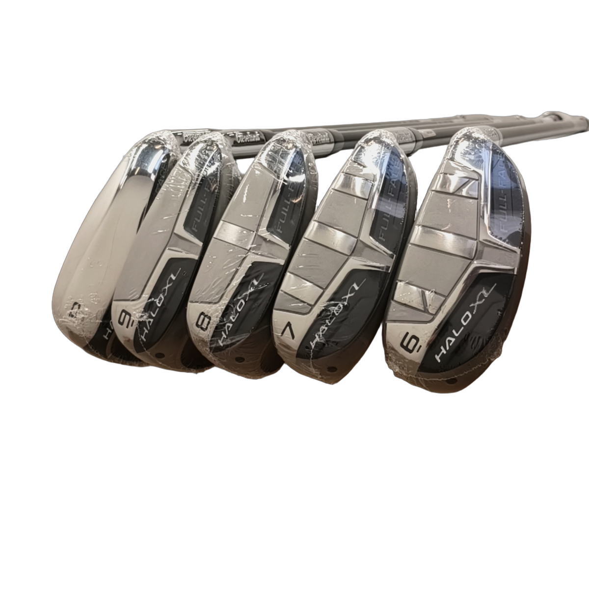 Cleveland Halo XL Full-Face Jernsæt / 6-PW / Flex Regular / Grafit [model:birefnet-general] [bg:handrolled]