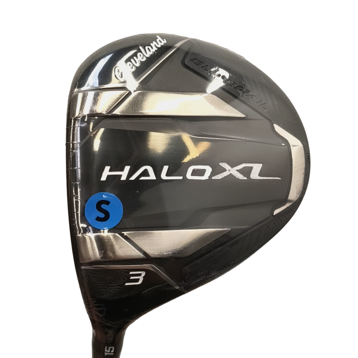 Venstre Cleveland Halo XL Fairway Wood / Flex Stiff / #3/15 [model:birefnet-general] [bg:handrolled]