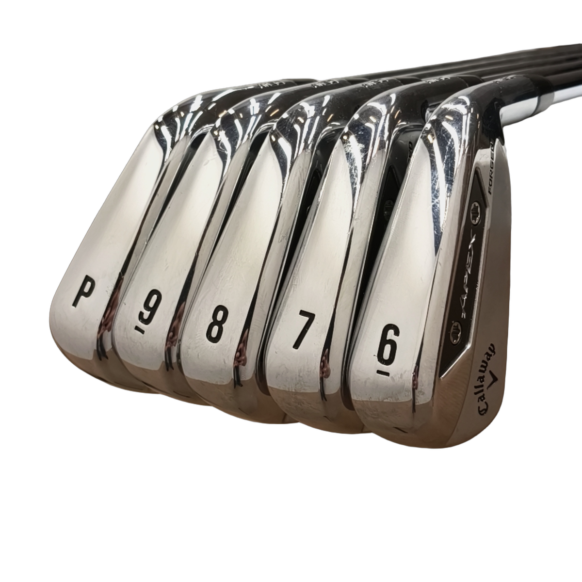 Callaway Apex Forged AI150 Järnset / 6-PW / Flex Stiff / Stål [model:birefnet-general] [bg:handrolled]