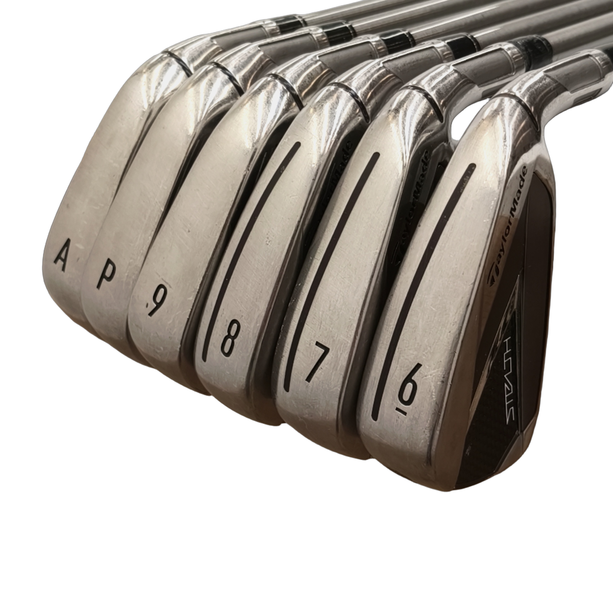 TaylorMade Stealth Jernsæt / 6-PW+AW  / Flex Regular / Steelfiber [model:birefnet-general] [bg:handrolled]