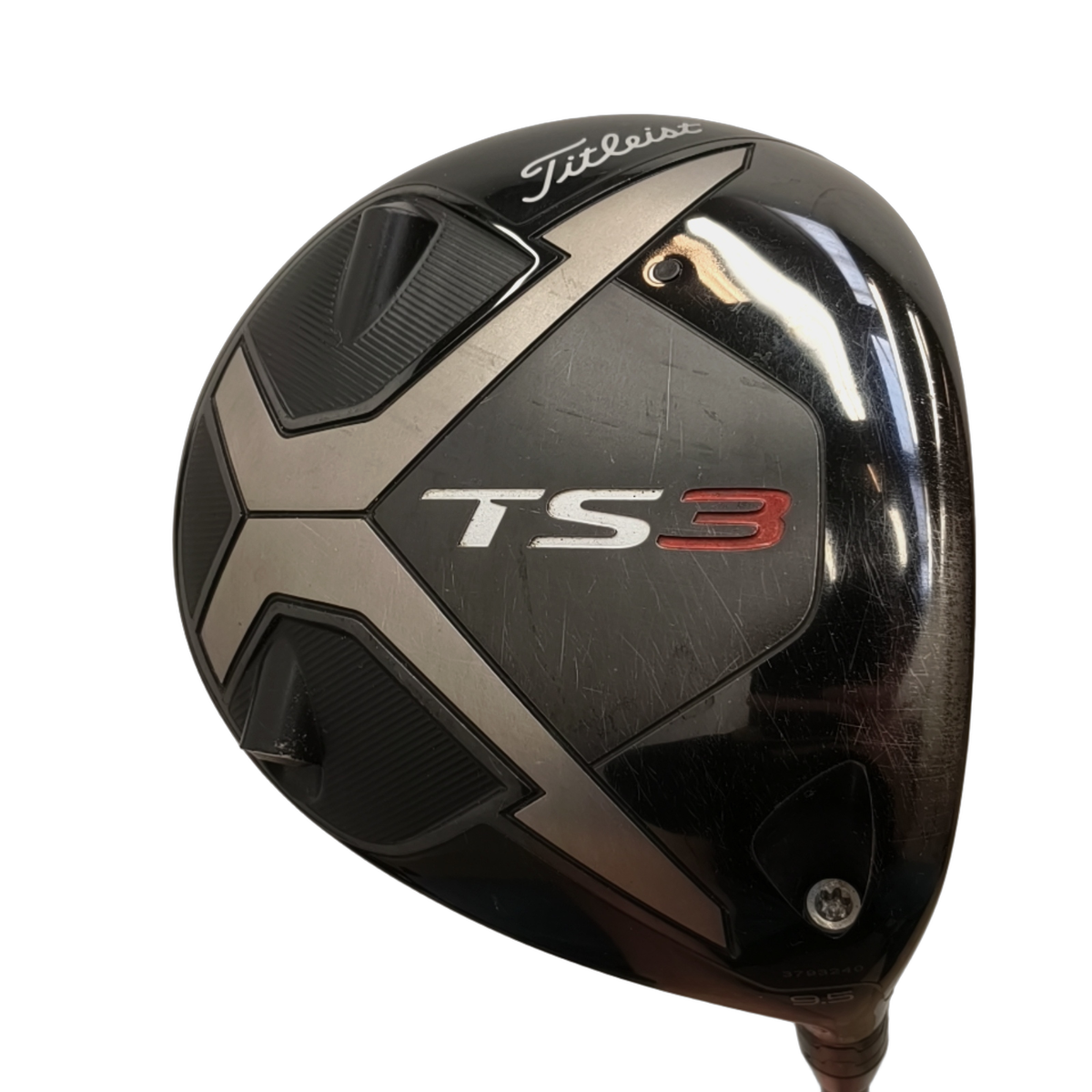 Titleist TS3 Driver / Flex X-Stiff / Loft 9.5 [model:birefnet-general] [bg:handrolled]