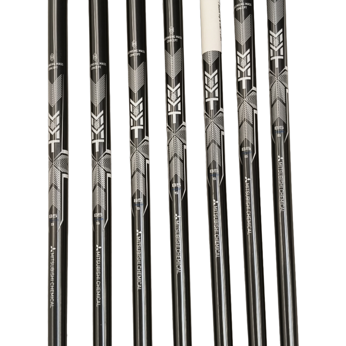 Venstre Titleist T250★ Jernsæt / 5-PW+GW / Flex Stiff / Grafit [model:birefnet-general] [bg:handrolled]