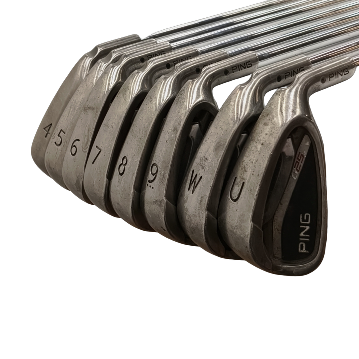PING G25 Set di ferri / 4-PW+AW  / Flex Regular / Acciaio [model:birefnet-general] [bg:handrolled]