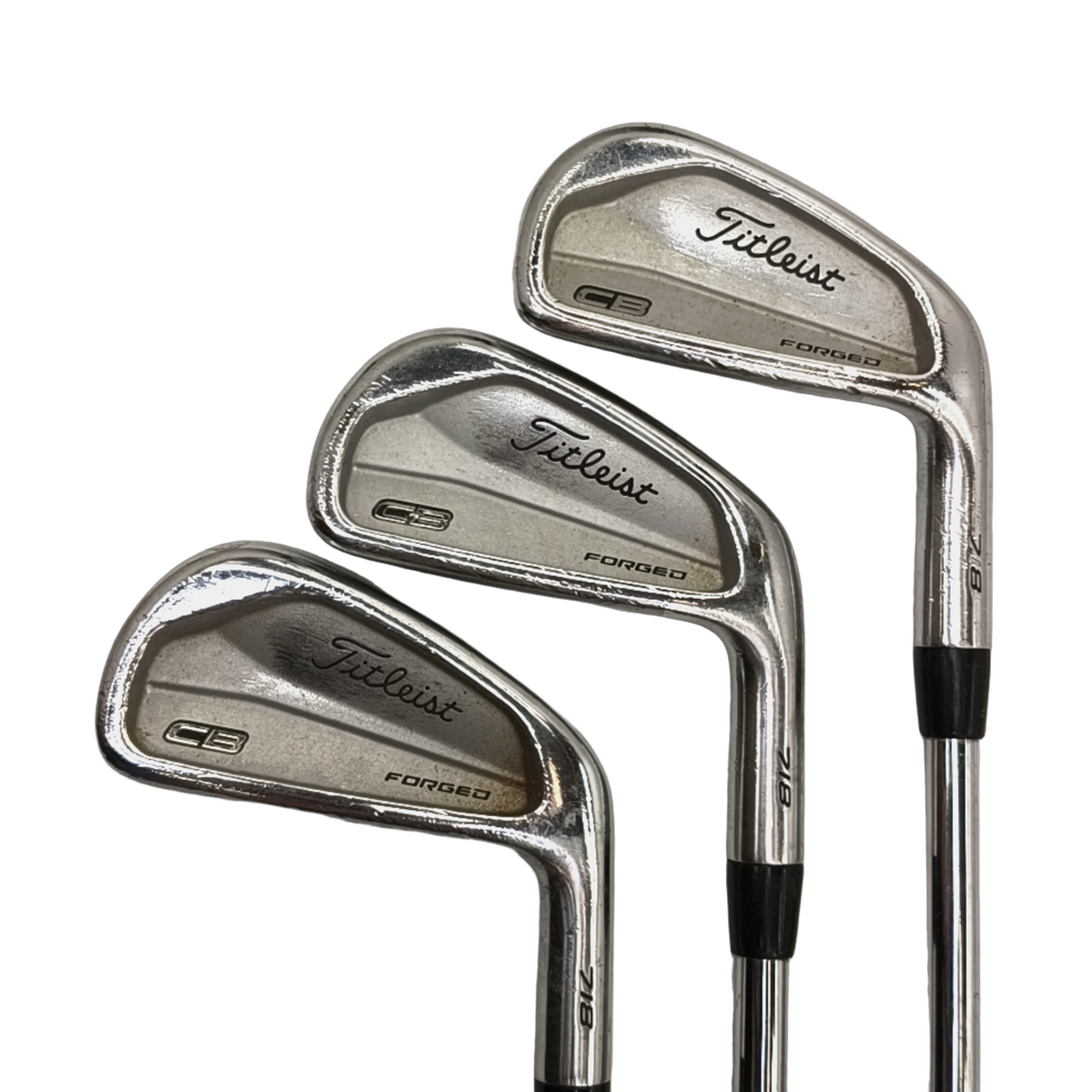 Titleist CB 718 Jernsæt / 4-PW / Flex Stiff / Stål [model:birefnet-general] [bg:handrolled]