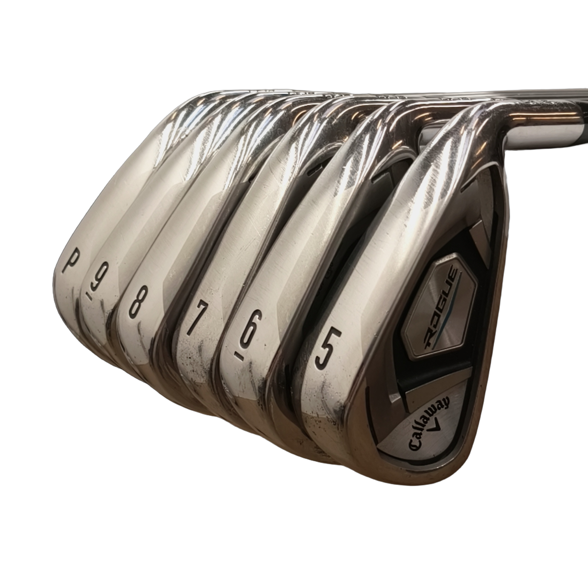 Callaway Rogue CF18 Jernsæt / 5-PW / Flex Regular / Grafit [model:birefnet-general] [bg:handrolled]