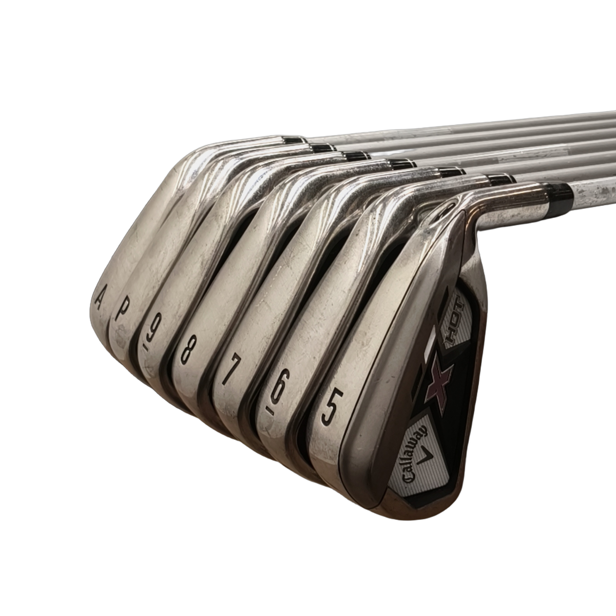 Callaway X2 Hot Jernsæt / 5-PW+AW / Flex Ladies / Grafit [model:birefnet-general] [bg:handrolled]