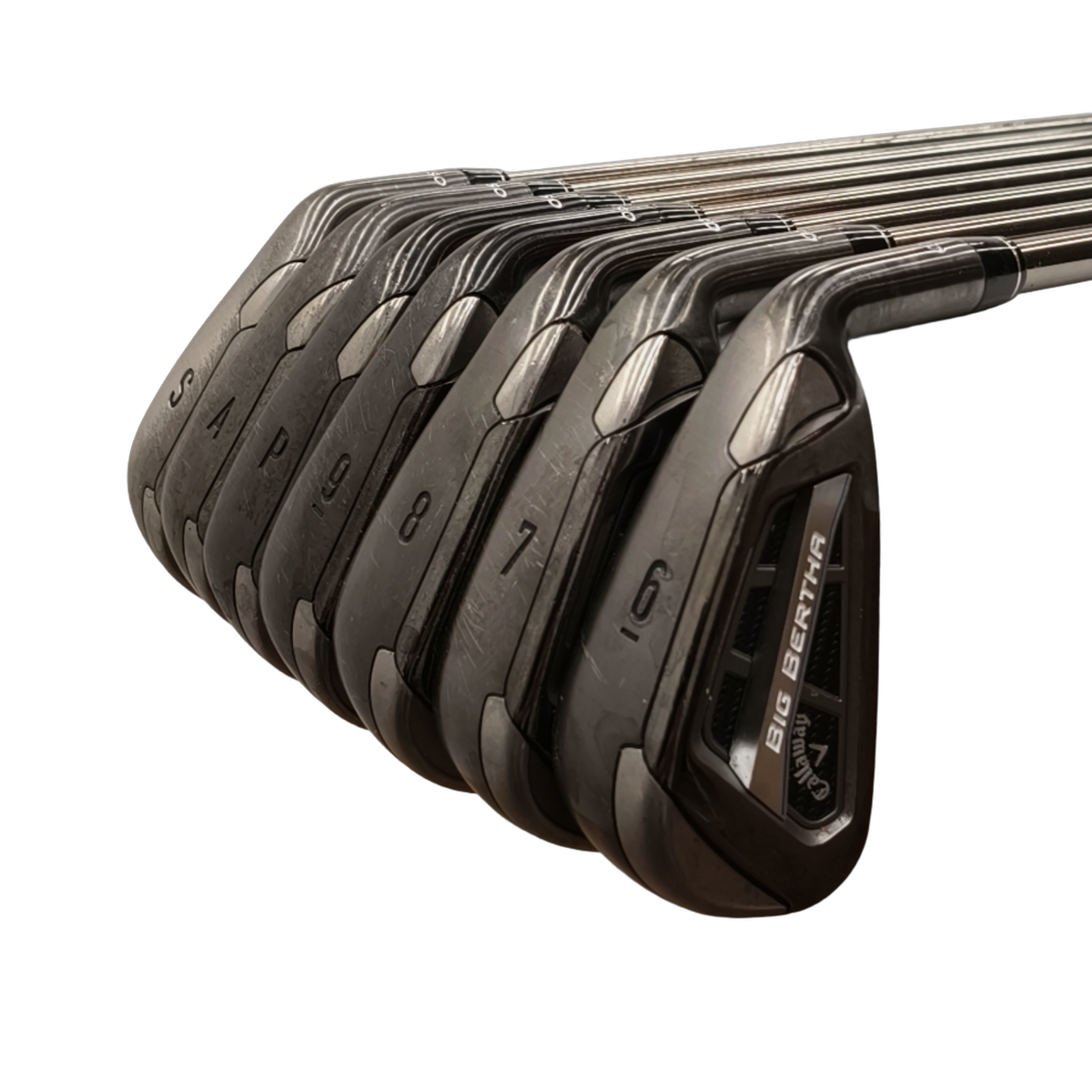 Callaway Big Bertha Tungsten OS Jernsæt / 6-PW+AW+SW / Flex Ladies / Grafit [model:birefnet-general] [bg:handrolled]