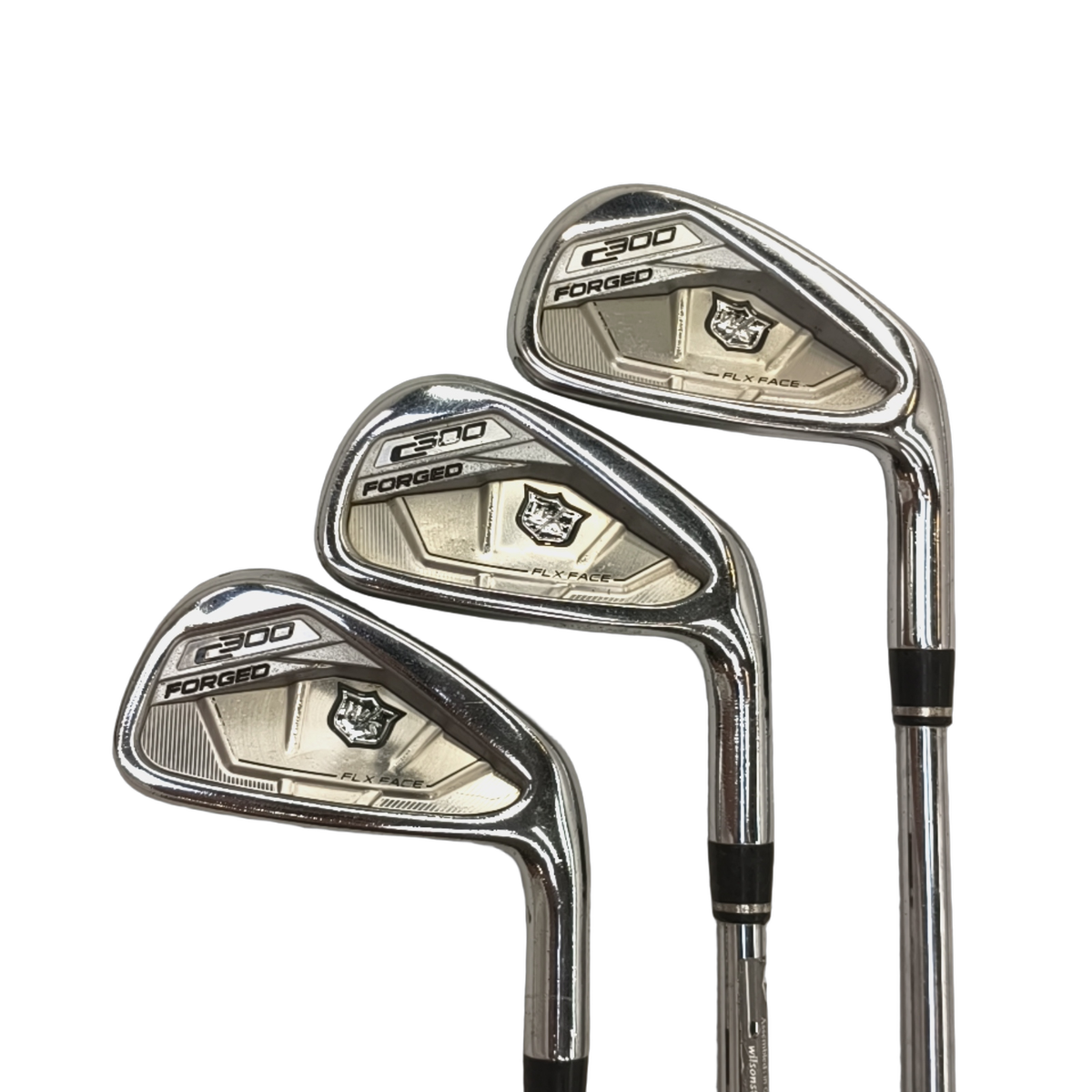 Wilson Staff C300 Forged Jernsæt / 4-PW / Flex Stiff / Stål [model:birefnet-general] [bg:handrolled]