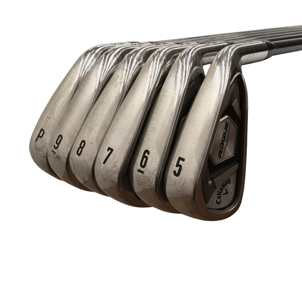 Callaway Rogue CF18 Jernsæt / 5-PW / Flex Regular / Grafit [model:birefnet-general] [bg:handrolled]