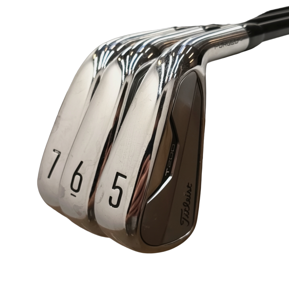 Titleist T100s/T200 Combo Jernsæt / 5-PW+AW / Flex Regular / Grafit [model:birefnet-general] [bg:handrolled]