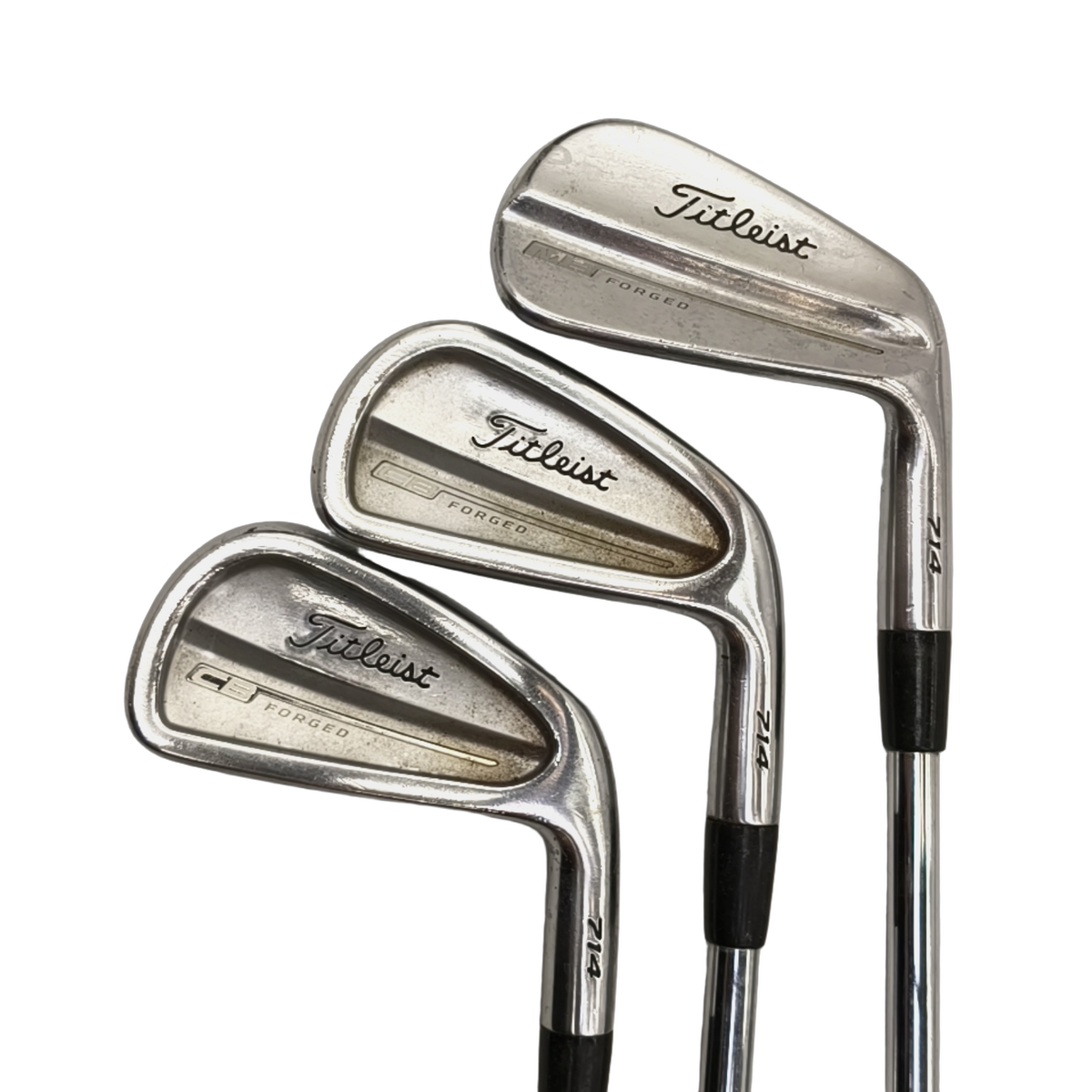 Titleist CB/MB 714 Forged Jernsæt / 4-PW / Flex Stiff / Stål [model:birefnet-general] [bg:handrolled]