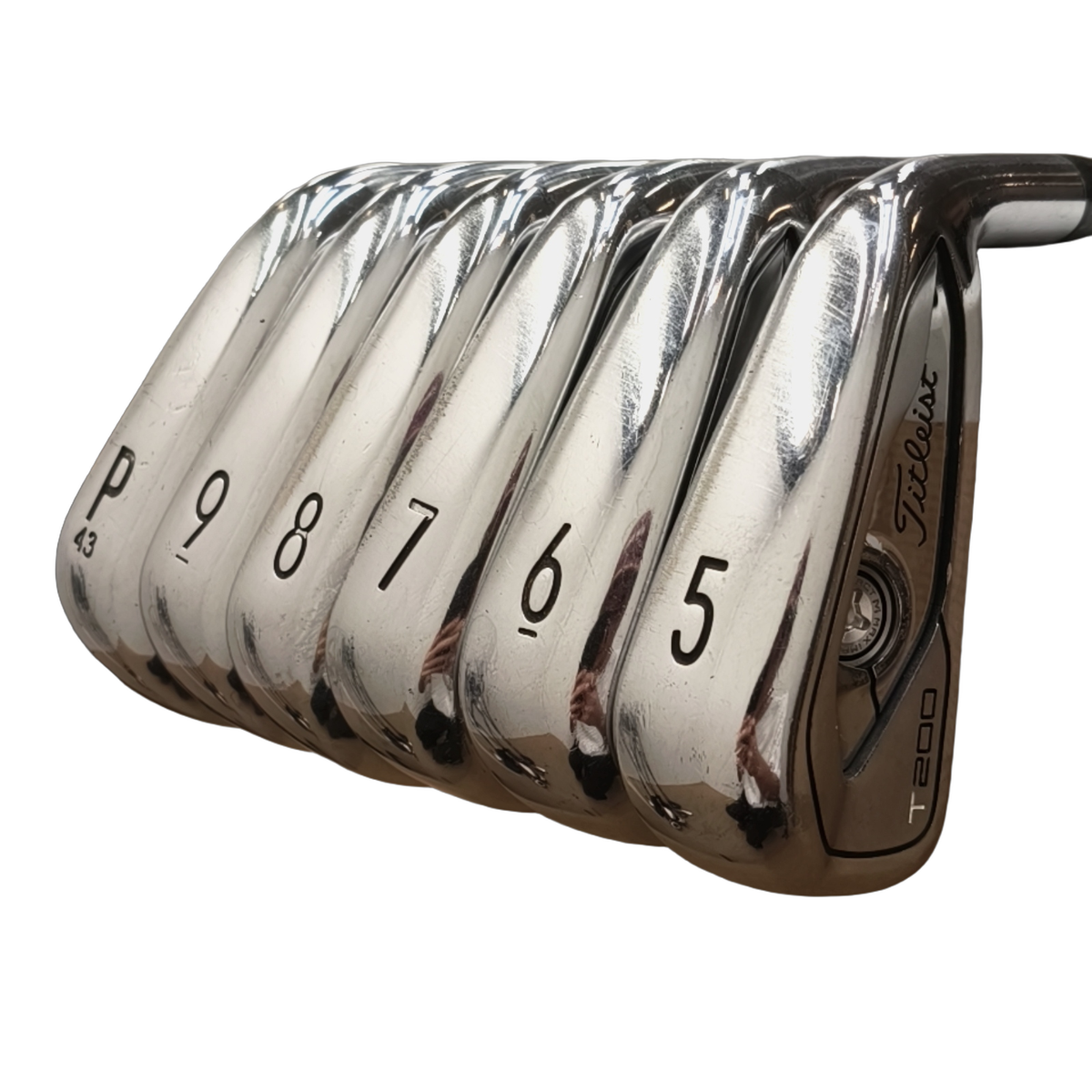 Titleist T200 Jernsæt / 5-PW / Flex Regular / Stål [model:birefnet-general] [bg:handrolled]