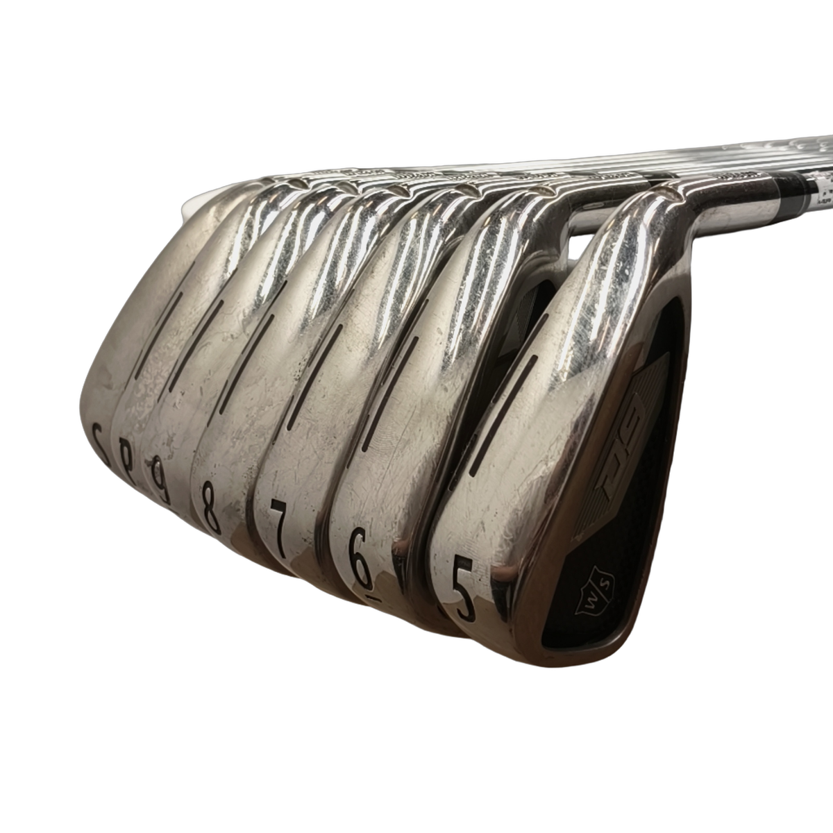 Wilson Staff D9 Jernsæt / 5-PW+SW / Flex Regular / Stål [model:birefnet-general] [bg:handrolled]