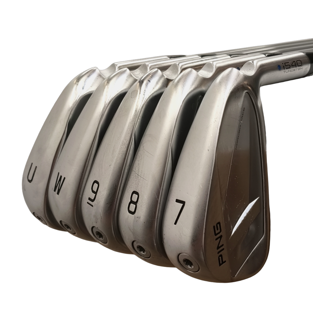 PING I540 Jernsæt / 7-PW+AW / Flex A-flex / Grafit [model:birefnet-general] [bg:handrolled]