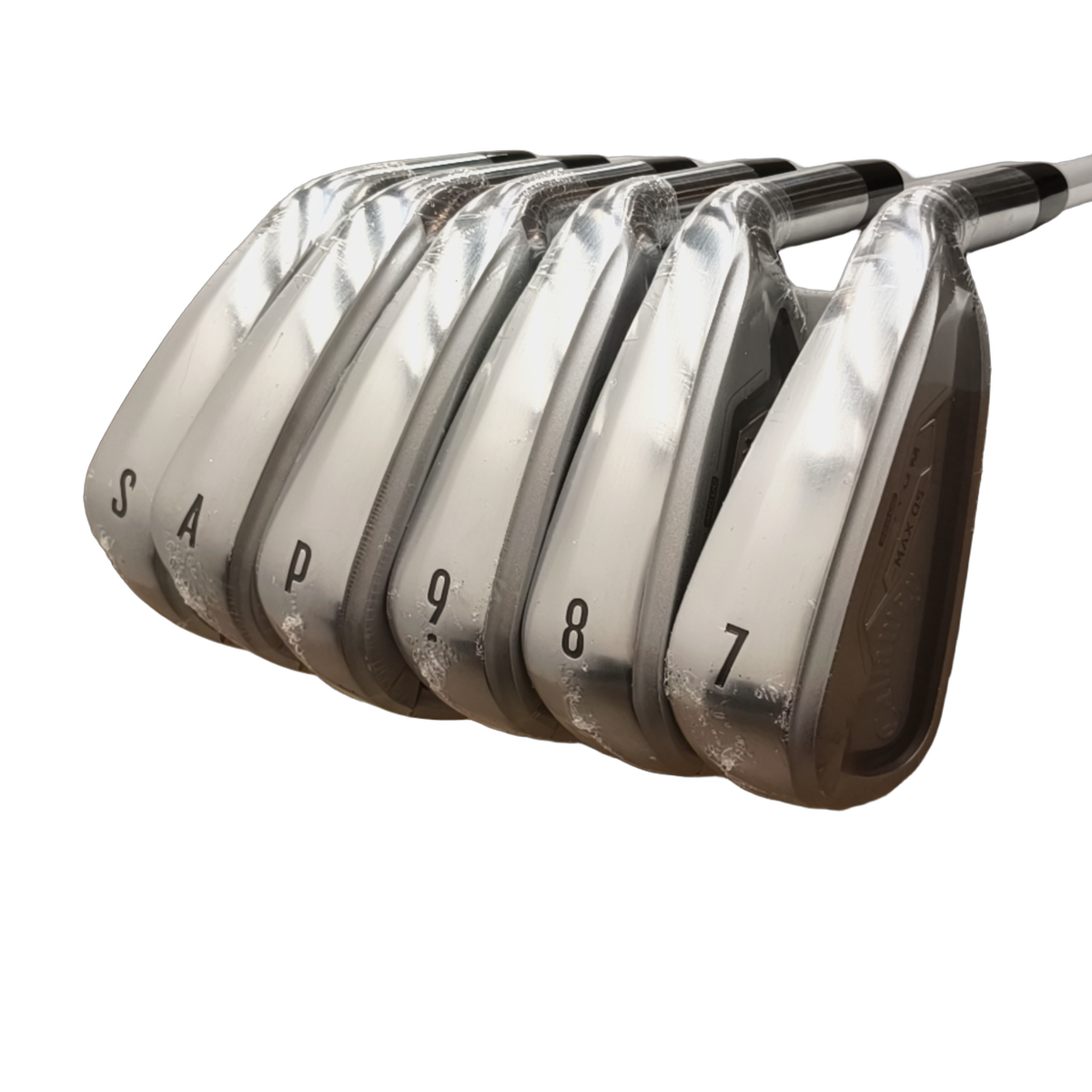 Callaway Quantum Max OS Iron Set / 7-PW+AW+SW / Flex Ladies / Graphite [model:birefnet-general] [bg:handrolled]
