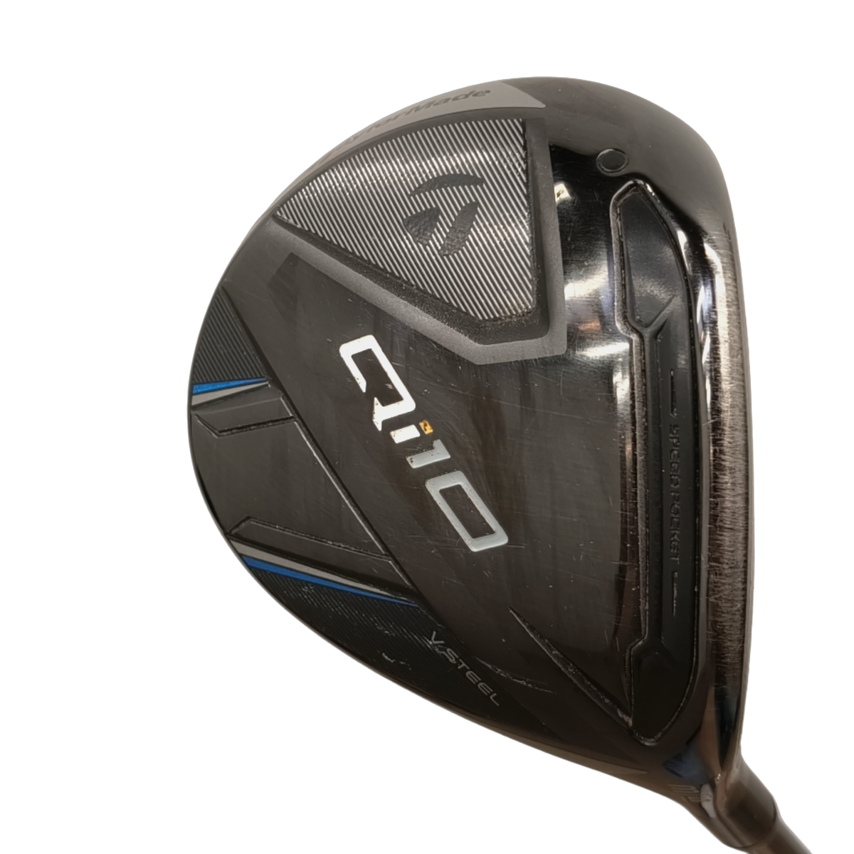 TaylorMade Qi10 Fairway Wood / Flex Stiff / #3/15 [model:birefnet-general] [bg:handrolled]