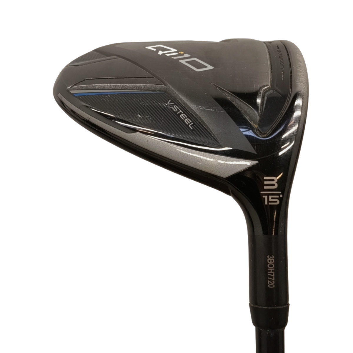 TaylorMade Qi10 Fairway Wood / Flex Stiff / #3/15 [model:birefnet-general] [bg:handrolled]
