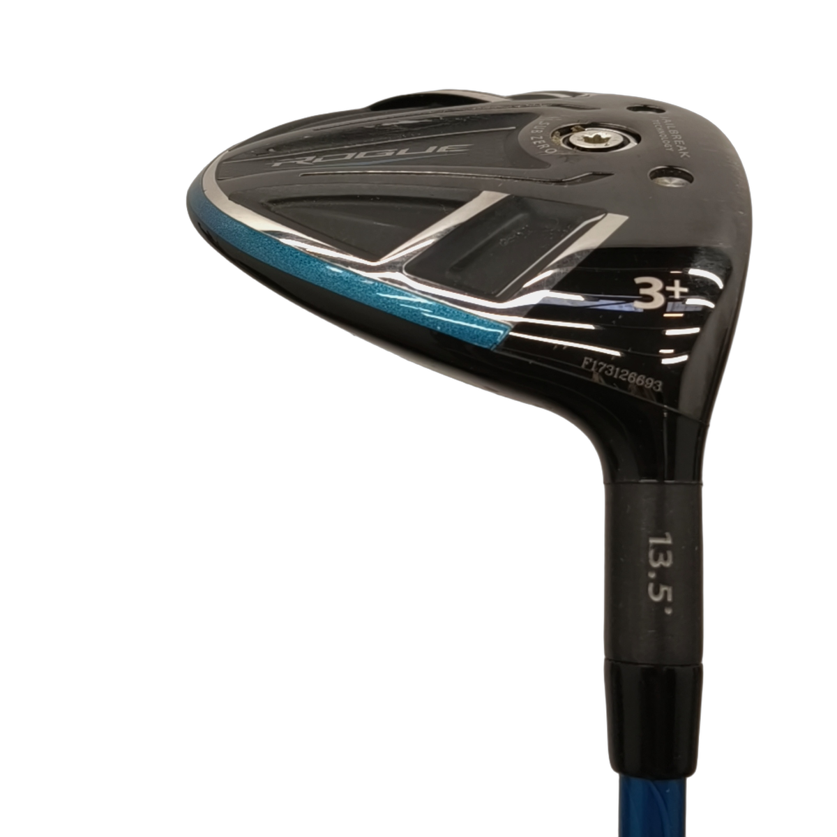 Callaway Rogue Fairway Wood / Flex Stiff / #3/13.5 [model:birefnet-general] [bg:handrolled]