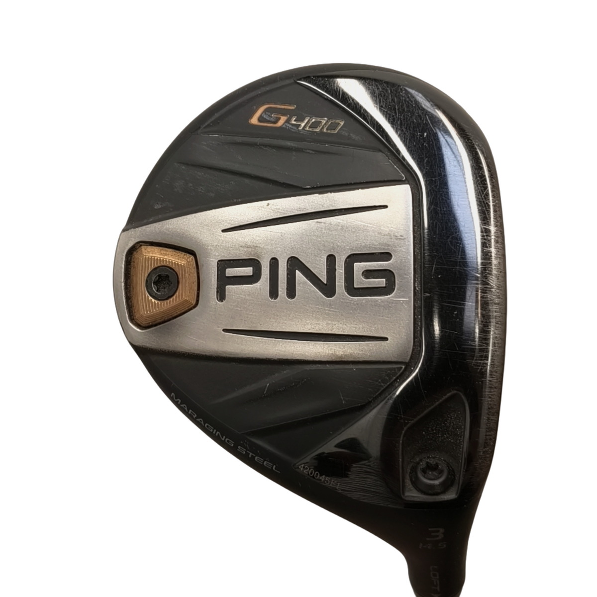 PING G400 Fairway Wood / Flex Regular / #3/14.5 [model:birefnet-general] [bg:handrolled]