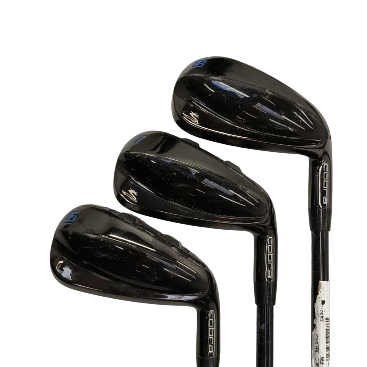 Cobra T-rail Jernsæt / 6-PW / Flex A-flex / Grafit [model:birefnet-general] [bg:handrolled]
