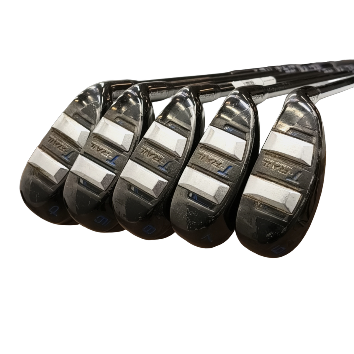 Cobra T-rail Jernsæt / 6-PW / Flex A-flex / Grafit [model:birefnet-general] [bg:handrolled]
