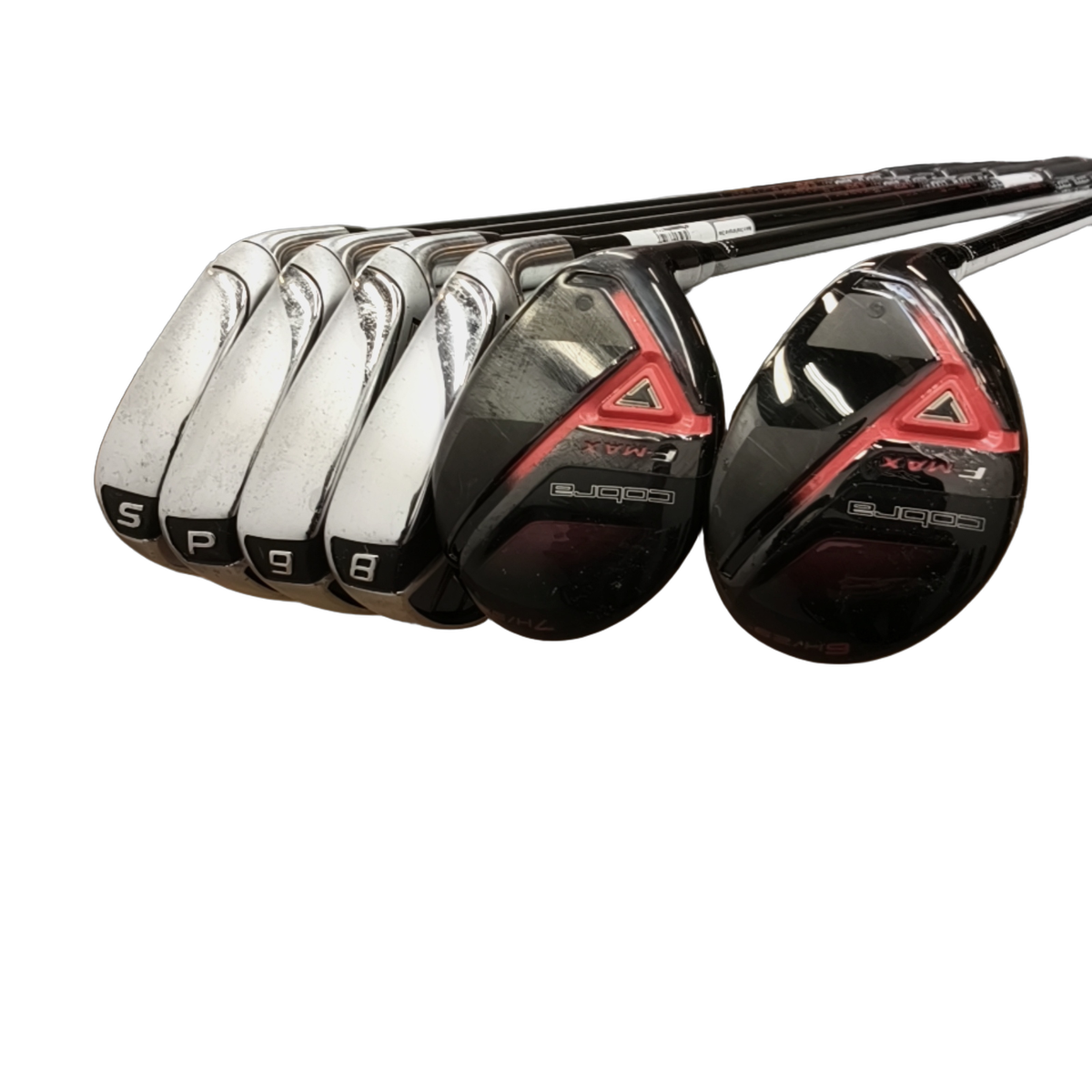 Cobra F-Max Jernsæt / 6H+7H+8-PW+SW / Flex Ladies / Grafit [model:birefnet-general] [bg:handrolled]